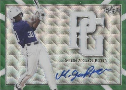 2021 Leaf Perfect Game National Showcase - Michael Gupton #BA-MG1