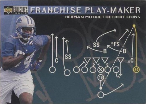 1996 Upper Deck Collector's Choice Update Herman Moore #U71