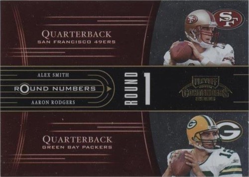 2005 Playoff Contenders Aaron Rodgers Alex Smith #RN-1