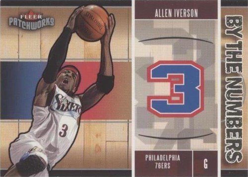 2003-04 Fleer Patchworks - Allen Iverson #7BTN