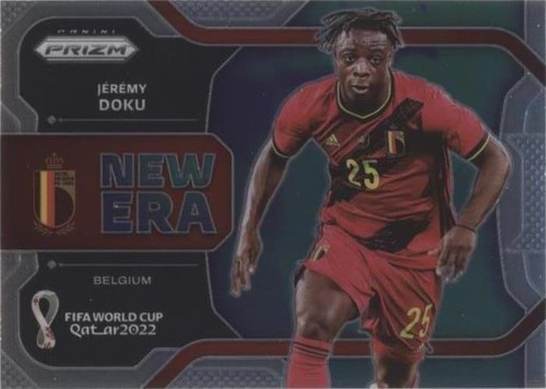 2021-22 Futera Unique 【Jeremy Doku】9枚限定 JEREMY DOKU 2022 FUTERA FANS SELECTION EDITION 3 MILLENNIUM