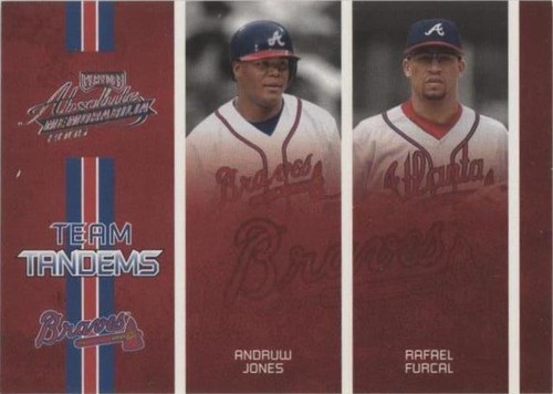 2005 Playoff Absolute Memorabilia - Andruw Jones Rafael Furcal #TT-14