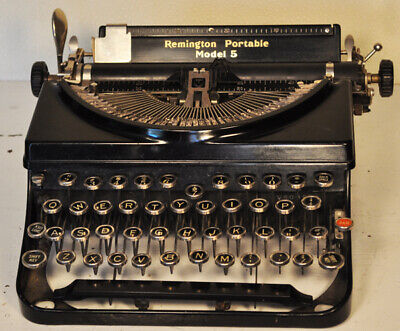 Christmas Gift For A Writer QWERTY Working Typewriter Made In USA Beautiful Antique Typewriter Typewriter Black Royal Model P