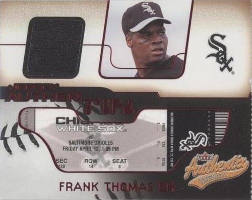 2002 Fleer Authentix - Frank Thomas #JA-FT