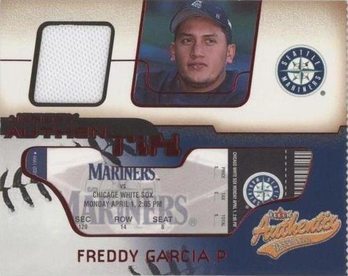 2002 Fleer Authentix - Freddy Garcia #JA-FG