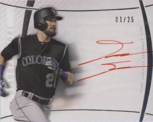 2017 Topps Diamond Icons - David Dahl #RA-DD