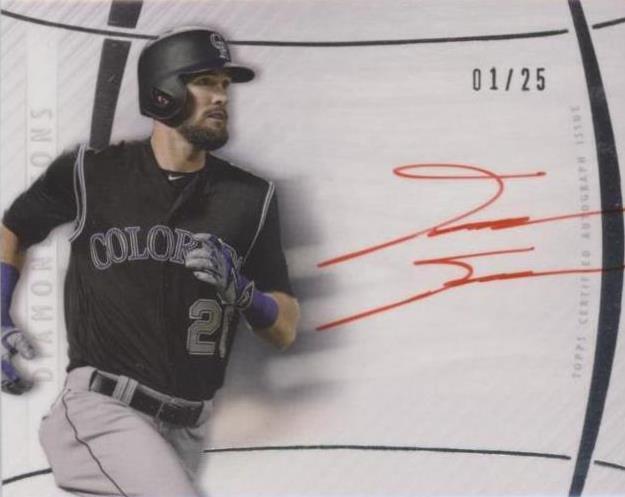 2017 Topps Diamond Icons - David Dahl #RA-DD