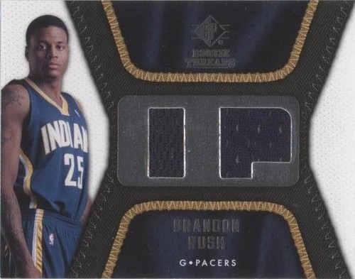 2008-09 SP Rookie Threads - Brandon Rush #RT-BR