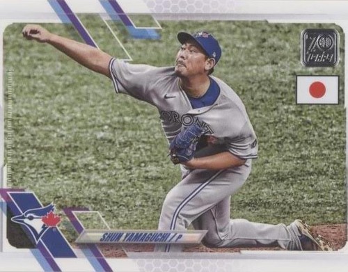 山口 BEAUTY IMPACT SV 2021 Topps Chrome Negative Refractor #15 Shun Yamaguchi
