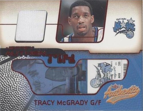 2001-02 Fleer Authentix - Tracy McGrady #JA-TM