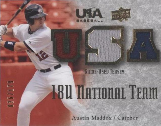 2008 Upper Deck USA Baseball Teams - Austin Maddox #18U-AM