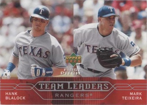 2005 Upper Deck First Pitch - Hank Blalock Mark Teixeira #289