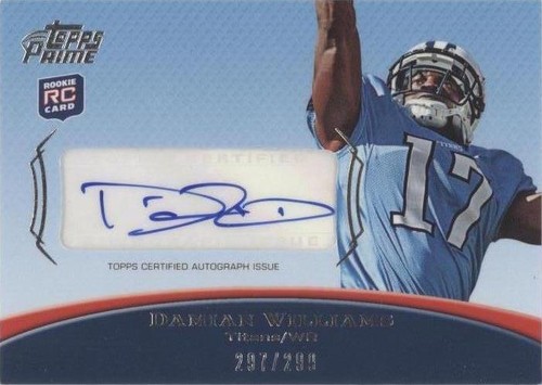 2010 Topps Prime Damian Williams #PAR-DW