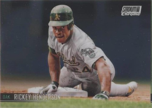 2021 Topps Stadium Club Chrome - Rickey Henderson #235