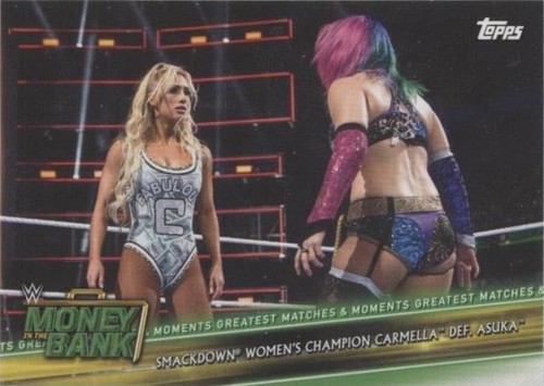 2019 Topps WWE Money in the Bank - Asuka Carmella #GMM-20