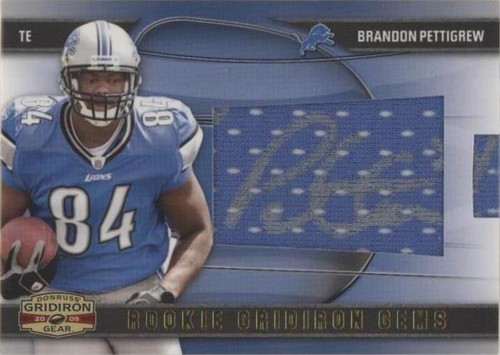 2009 Donruss Gridiron Gear Brandon Pettigrew #207