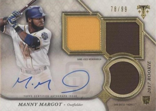 2017 Topps Triple Threads - Manny Margot #RPA-MM