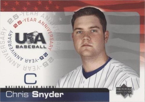 2004 Upper Deck USA Baseball 25-Year Anniversary - Chris Snyder #USA-104
