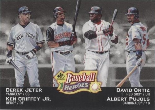 2006 SP Authentic - Albert Pujols David Ortiz Derek Jeter #SPAH-67