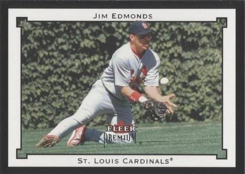 2002 Fleer Premium - Jim Edmonds #158
