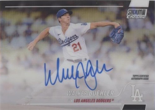 2022 Topps Stadium Club Chrome - Walker Buehler #SCCUA-WB