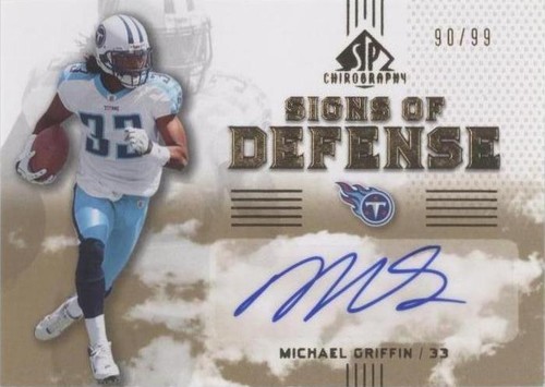 2007 SP Chirography Michael Griffin #SOD-MG