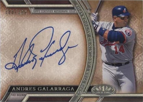 2015 Topps Tier One - Andres Galarraga #AA-AGA