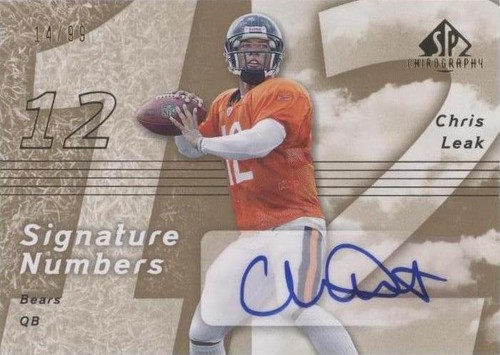 2007 SP Chirography Chris Leak #SN-CL