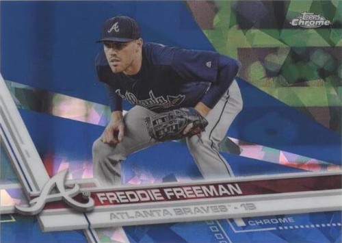 2017 Topps Chrome Sapphire Edition - Freddie Freeman #244