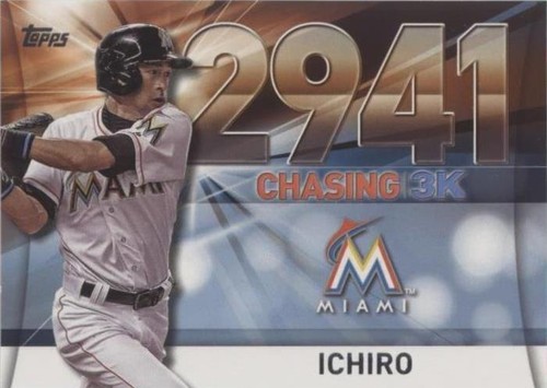 2016 Topps Series 2 Chasing 3000 Ichiro Seattle Mariners