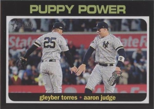 2020 Topps Heritage High Number - Aaron Judge Gleyber Torres #CC-4