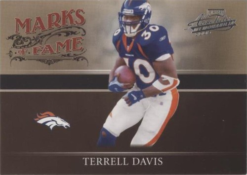 2006 Playoff Absolute Memorabilia Terrell Davis #MF - 10
