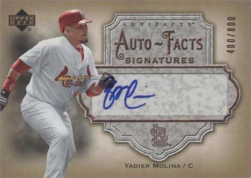 2006 Upper Deck Artifacts - Yadier Molina #AF-YM