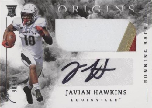 2021 Panini Chronicles Draft Picks Javian Hawkins #OJ-JHK