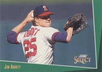 1993 Score Select - Jim Abbott #98