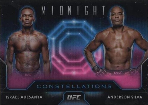 2024 Topps Midnight UFC - Anderson Silva Israel Adesanya #CO-2