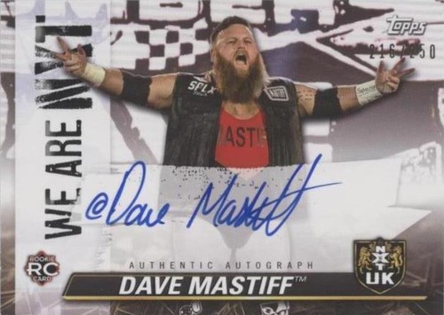 2021 Topps WWE NXT - Dave Mastiff #A-DM