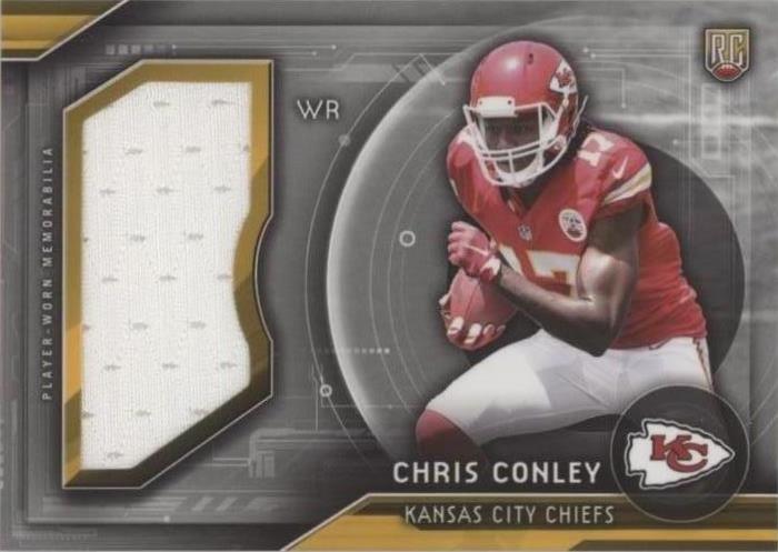 2015 Topps - Wal-Mart Rookie Jumbo Relics #RJR-CC Chris Conley (MEM, RC ...