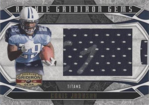 2008 Donruss Gridiron Gear Chris Johnson #204