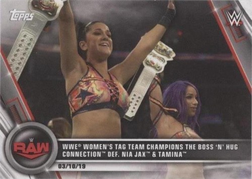 2020 Topps WWE Women's Division - Bayley Sasha Banks #17