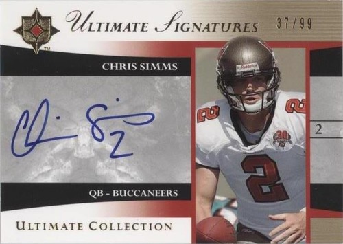 2006 Ultimate Collection Chris Simms #US-CS