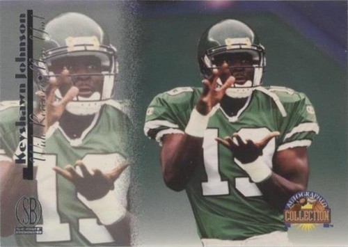 1996 Score Board Autographed Collection Keyshawn Johnson #26