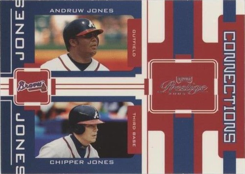 2005 Playoff Prestige - Andruw Jones Chipper Jones #C-2