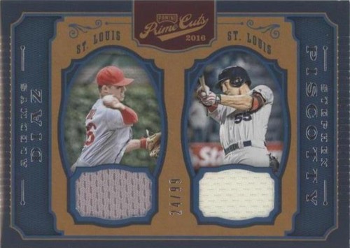 2016 Panini Prime Cuts - Aledmys Diaz Stephen Piscotty #CPM-DP