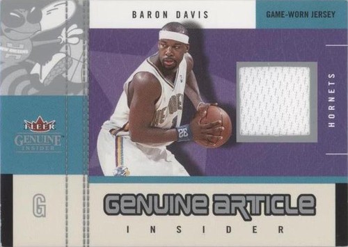 2003-04 Fleer Genuine Insider - Baron Davis #GA-BD