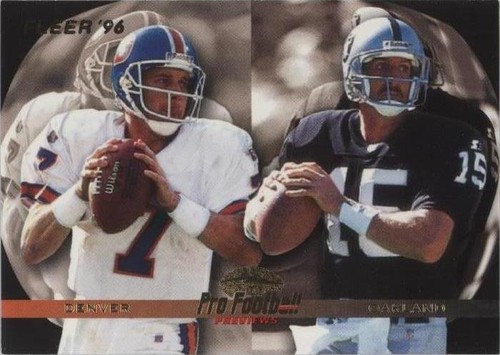 1996 Fleer Jeff Hostetler John Elway #191