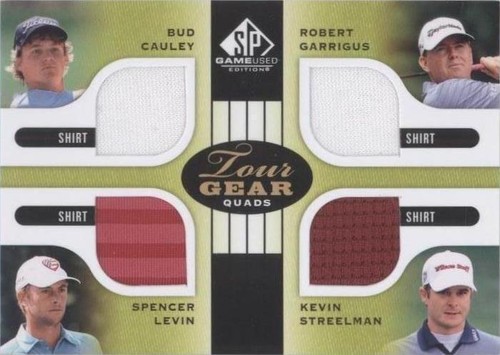 2012 SP Game Used Edition - Bud Cauley Kevin Streelman Robert Garrigus #TG4CGLS