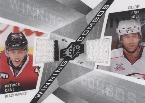 2008-09 SPx - Erik Cole Patrick Kane #WC-KC