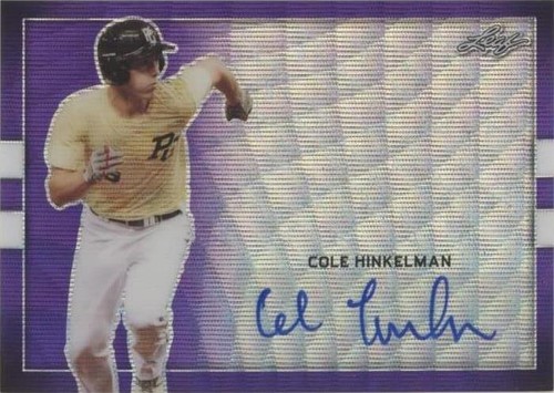 2018 Leaf Perfect Game National Showcase - Cole Hinkelman #BA-CH1