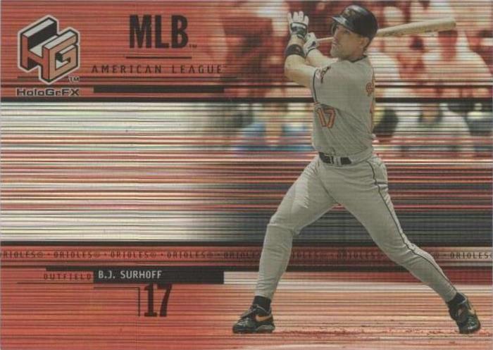 2000 Upper Deck HoloGrFX - B.J. Surhoff #54